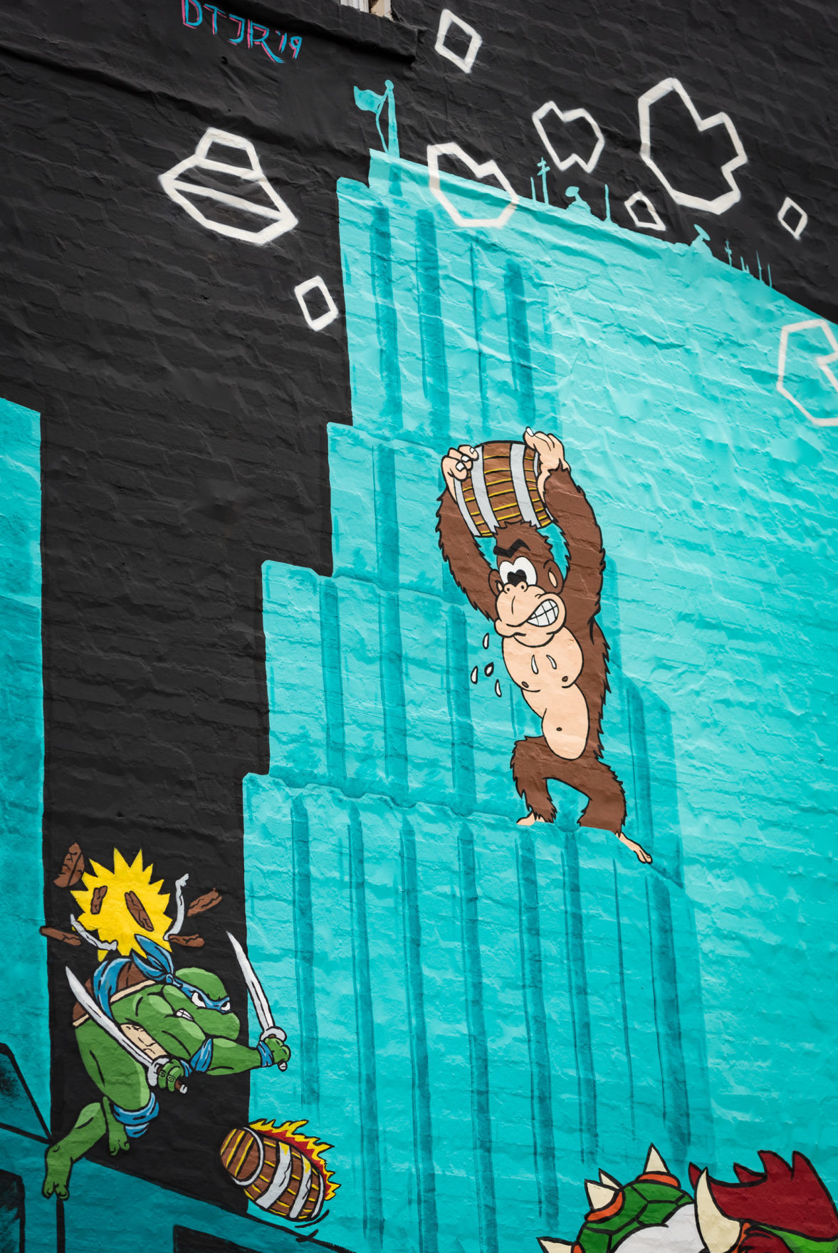 Reboot Arcade Bar Mural